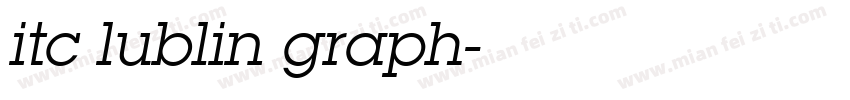 itc lublin graph字体转换